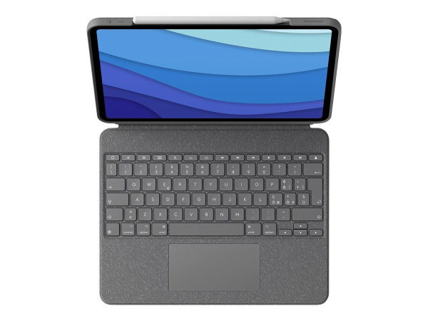 Logitech Combo Touch (hellbeige, DE-Layout,