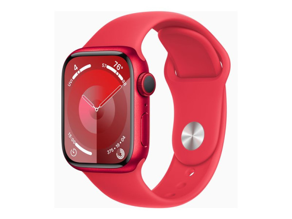 Apple Watch Series 9 (rot/rot, Aluminium, 45 mm,