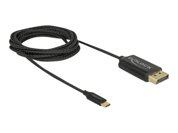 Delock USB-C (M) bis DisplayPort 1.2 (M) 2m 4K USB-Strom