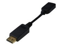 Digitus Adapter / Konverter DisplayPort > HDMI (schwarz,