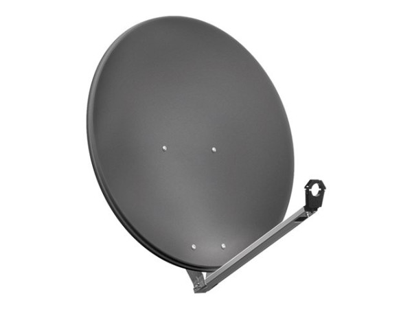 Goobay SAT Spiegel 80er anthrazit, ALU 80 cm Alu-Satellitens