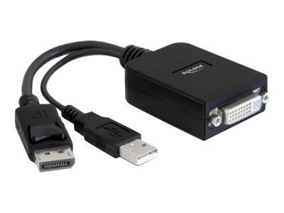 Adapter Displayport St. --> DVI Bu. Aktiv