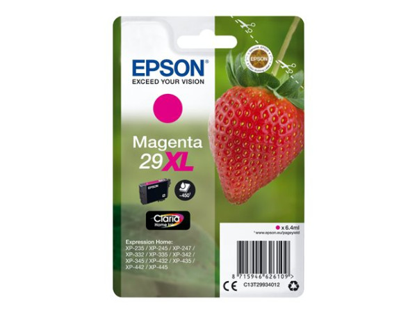 Epson Tinte MG C13T29934012 Claria Home Tinte