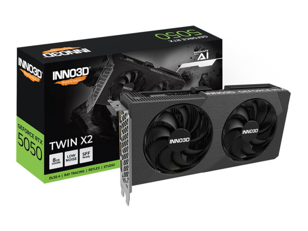 Inno3D GeForce RTX 5050 Twin X2 8GB (DLSS 4, 3x