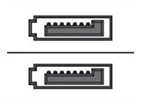 Sharkoon Sata III Kabel 90ø sleeve schwarz, 100 cm SATA