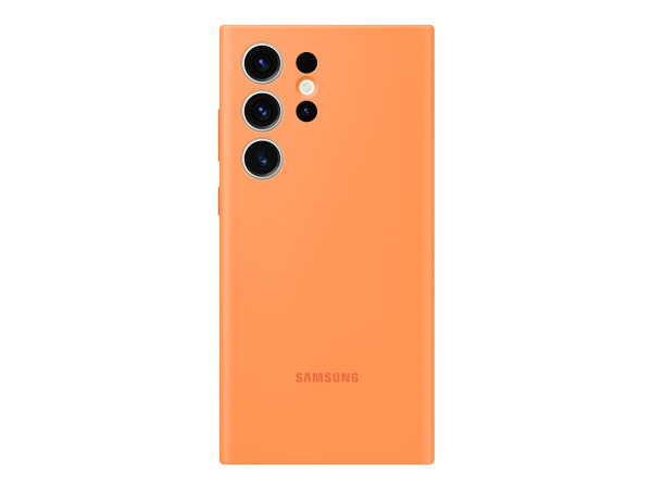 Samsung Sam Silicone Case f. Galaxy S23 Ultra og orange