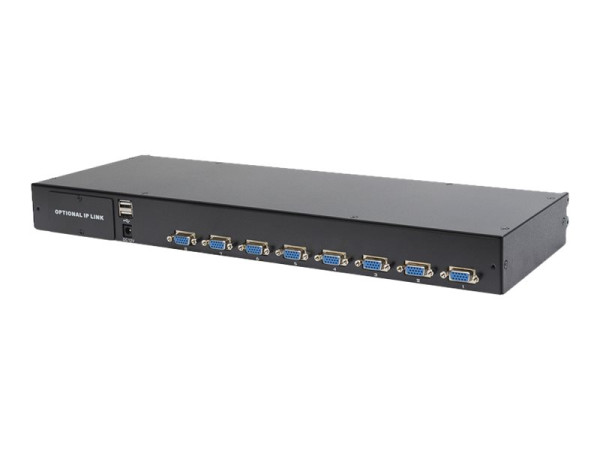 Digitus Modularer KVM-Switch 8-Port (schwarz, 8-Port)