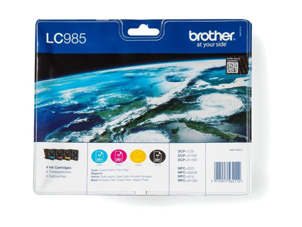 Brother Valuepack LC-985VALBP (Retail)