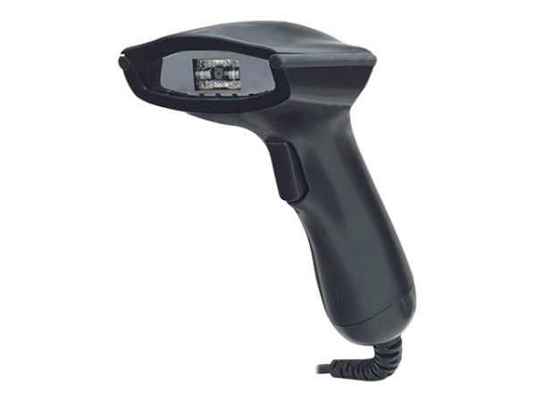 Barcodescanner Manhattan Laser 2D USB schwarz