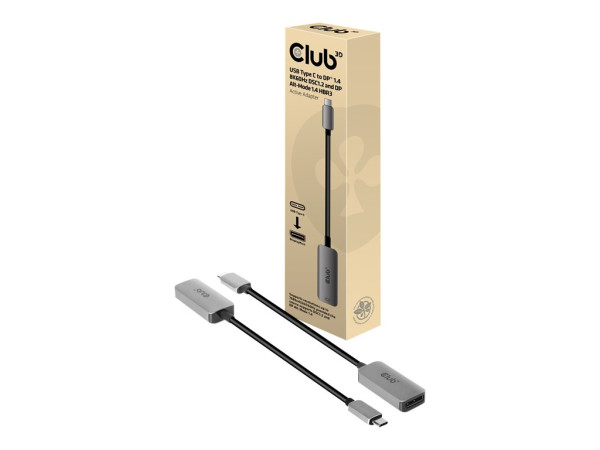 Club 3D CAC-1567 USB-C (M) zu DisplayPort (W)- 22 cm - aktiv