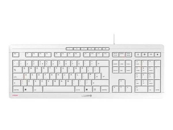 Cherry STREAM Keyboard GB wh U