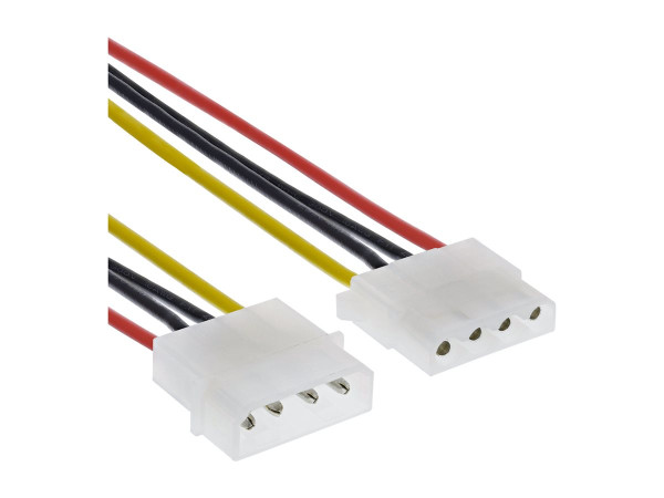 InLine Strom Verlängerung intern, 4pol, 1m