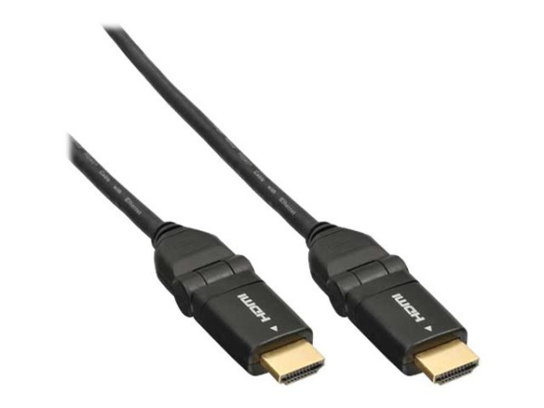 InLine® HDMI Kabel, High Speed HDMI® Cable with Ethernet, 1m