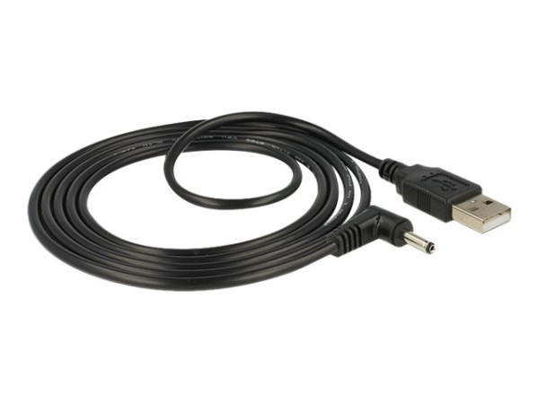 Kabel Strom Adapter Gleichstromstecker 3,5mm auf USB-A 1,5m
