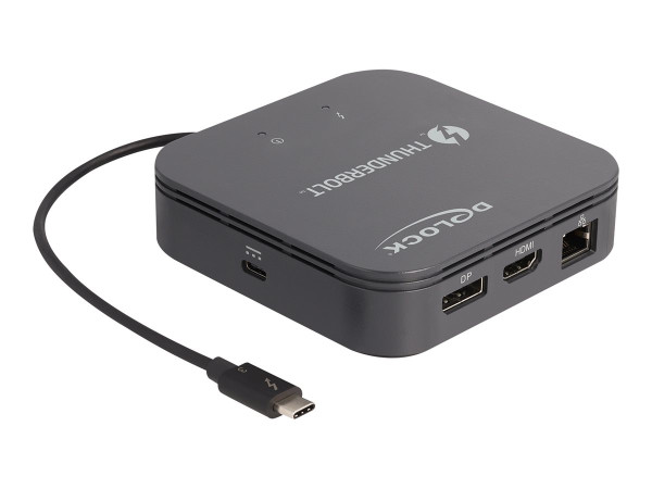 DeLOCK Thunderbolt 3 Mini Dockingstation 8K (schwarz)