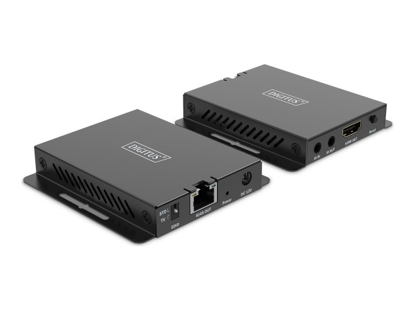 Digitus 4K HDMI Extender Set, HDMI Verlängerung (schwarz,