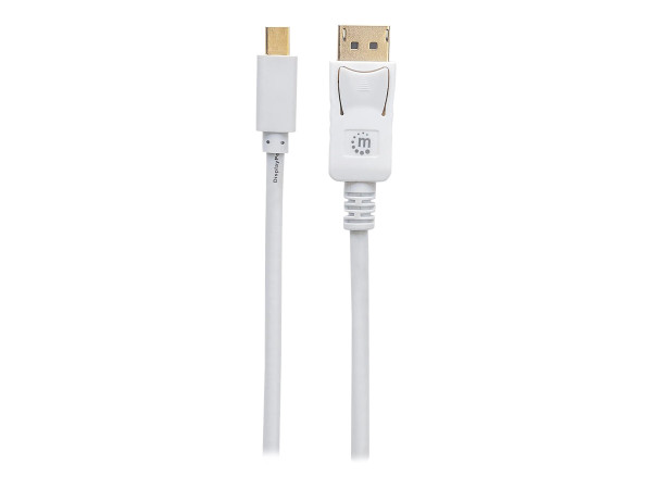 Mini-DisplayPort Kabel Manhattan St/St S/FTP 1.0m wei