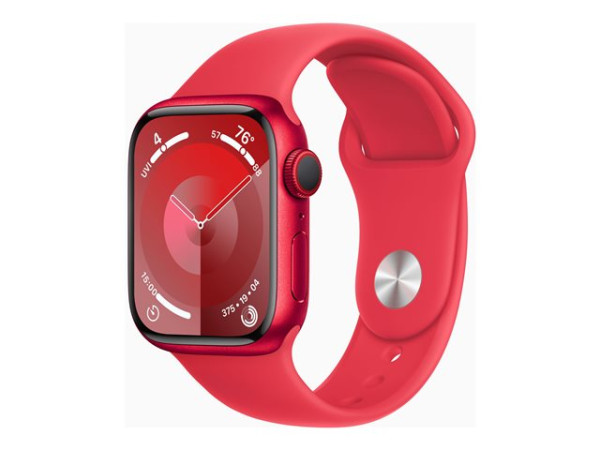 Apple Watch Series 9 (rot/rot, Aluminium, 41 mm,