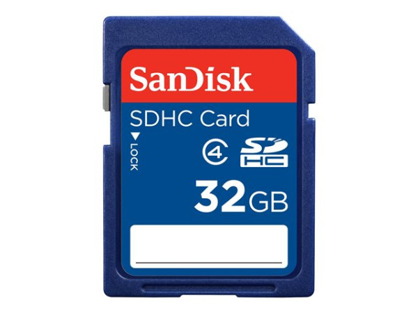 32 GB SDHC SANDISK Class 4 (SDSDB-032G-B35) retail