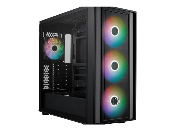 Cooler Master MasterBox 600 (schwarz, Tempered Glass)