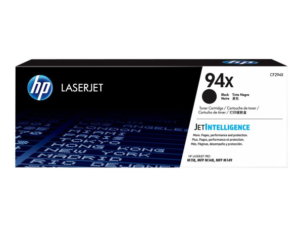 HP Toner BK 2.800 Seiten CF294X Toner Schwarz