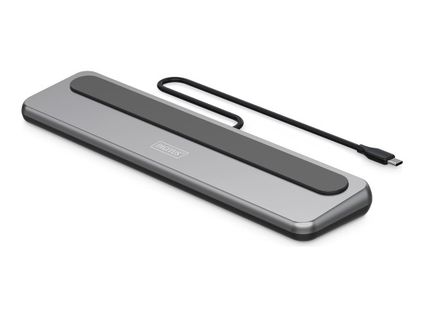 Digitus 12-Port USB-C 8K Docking Station (grau/schwarz,