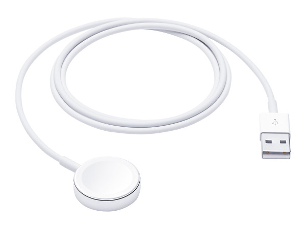 Apple Watch magnetisches Ladekabel USB-A, 1 Meter (weiÃâÅ©,