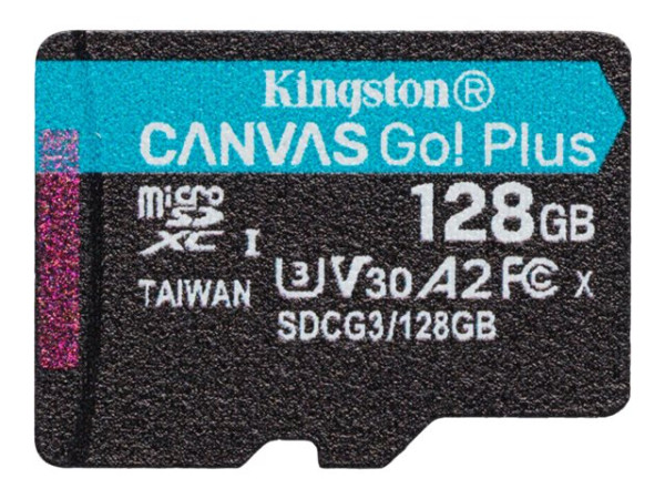 Kingston MicroSD128GB Canvas Go! Plus KIN schwarz,