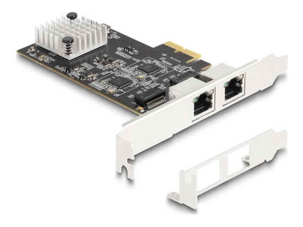 DeLOCK PCI Express x2 Karte zu 2 x RJ45