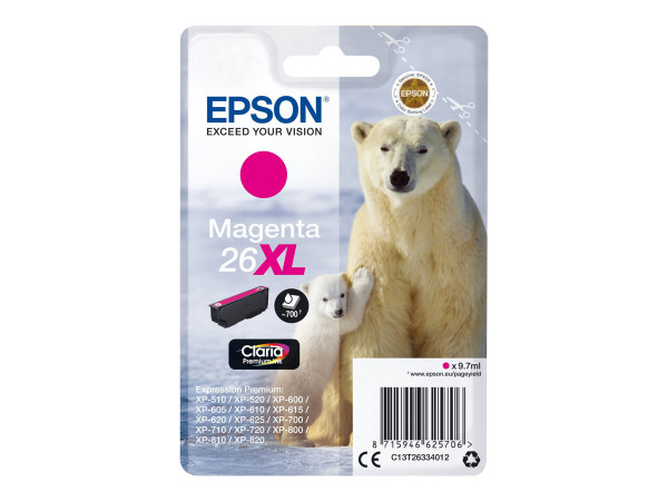 Epson Tinte MG C13T26334012 Tinte Magenta 9.7