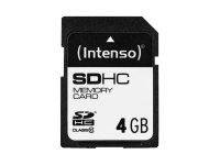 SD Card 4GB Intenso Class10