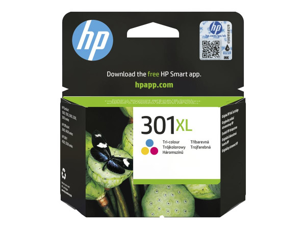 HP CH564EE|301 XL Druckkopfpatrone color High-Capacity, 330