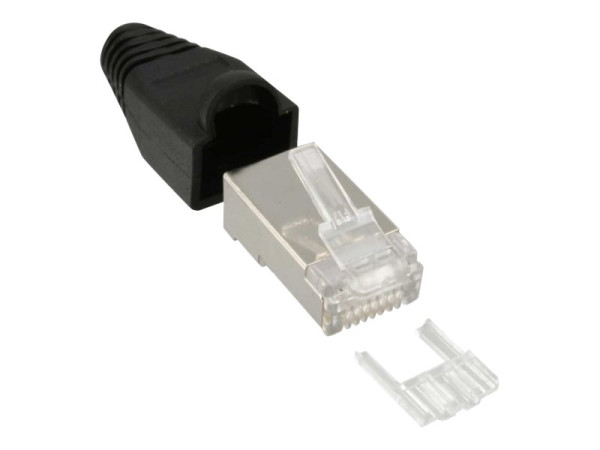 InLineÂ® Crimpstecker RJ45 geschirmt, mit Knickschutz und