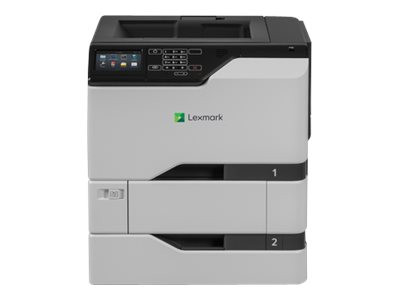 Lexmark CS725dte, Farblaserdrucker grau/schwarz, USB/LAN