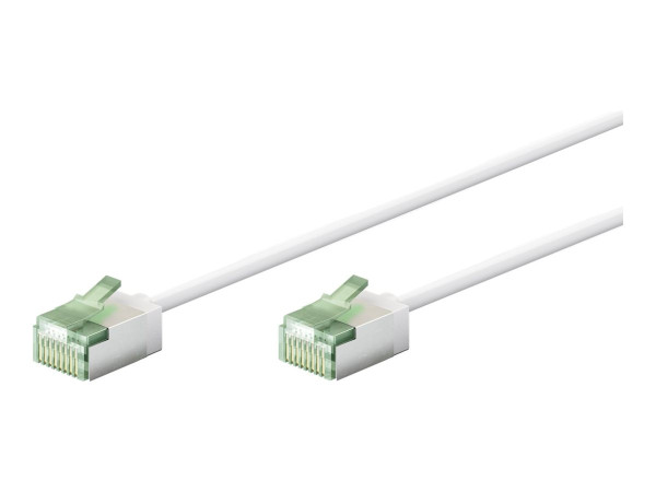 Goobay Ultraflexibles Cat.8.1 Patchkabel slim, U/FTP (weiß,