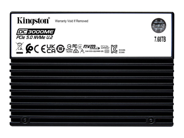 Kingston DC3000ME 7860 GB (PCIe NVMe Gen5 x4 U.2, 2,5",