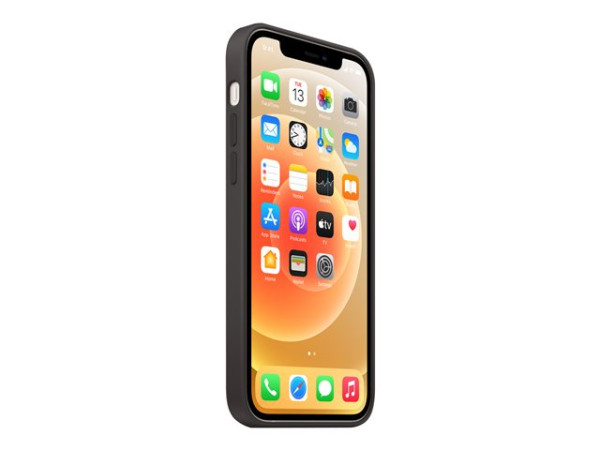 Apple Silikon Case iPhone 12/Pro bk | schwarz