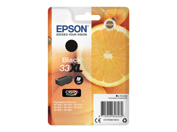 Epson Tinte BK C13T33514012 Claria Premium Tinte