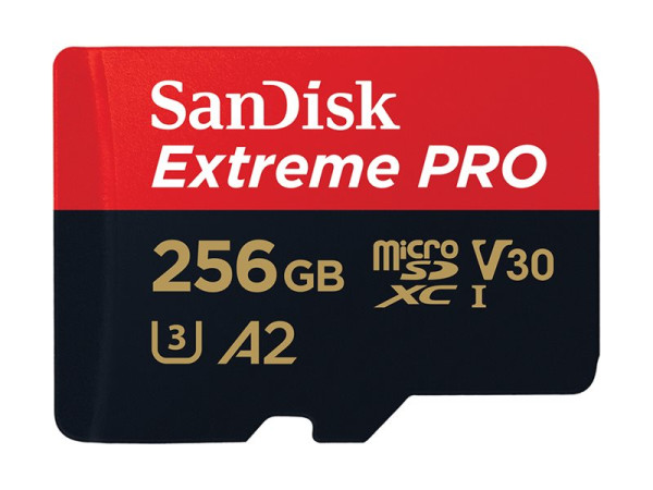 Sandisk microSD256GB Extreme PRO +1Ad SDXC SDK R200/W140