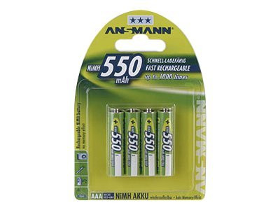 Ansmann 550mAh 4x AAA (Micro) Akku AAA (Micro)