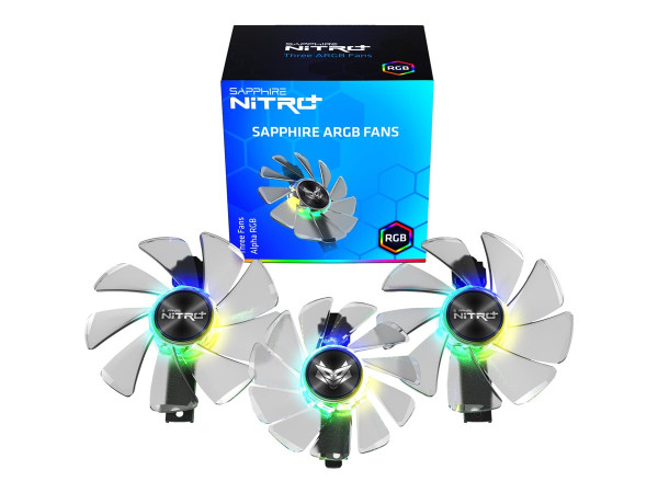 Sapphire GEAR ARGB FAN transparent