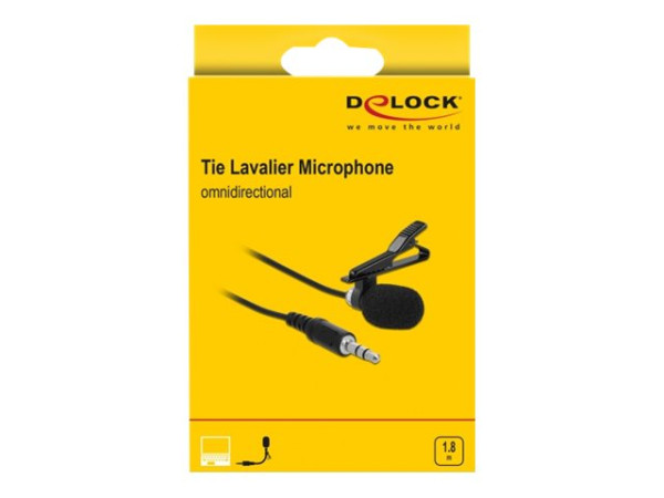 DeLOCK Krawatten Mikro, Clip, Klinkenst. | 66279