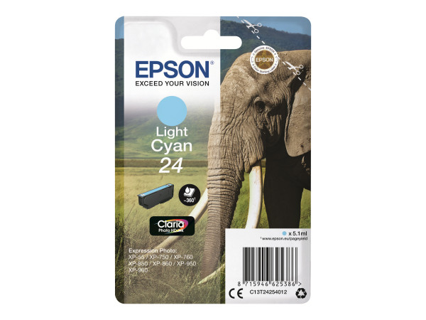 Epson Tinte Light CY C13T24254012 Claria Photo