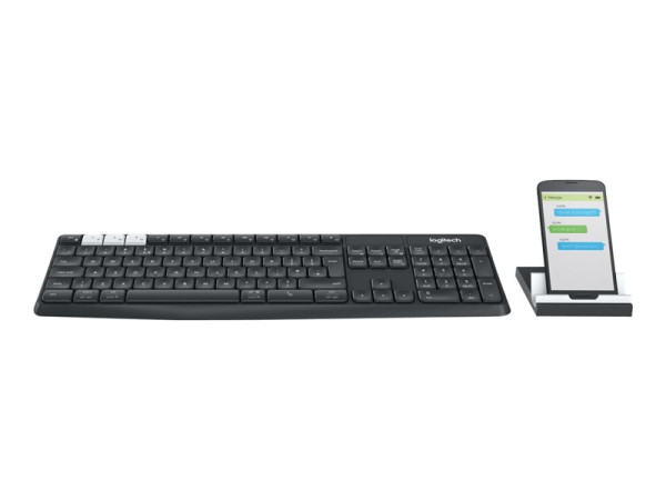 Logitech K375S Multi Device WL Keyboard bk |