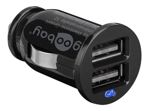 Goobay goobay KFZ LadeAdapt USB Dual 2100mA bk schwarz,