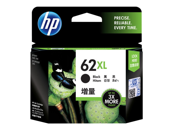 Hewlett-Packard Nr.62XL Tinte BK C2P05AE