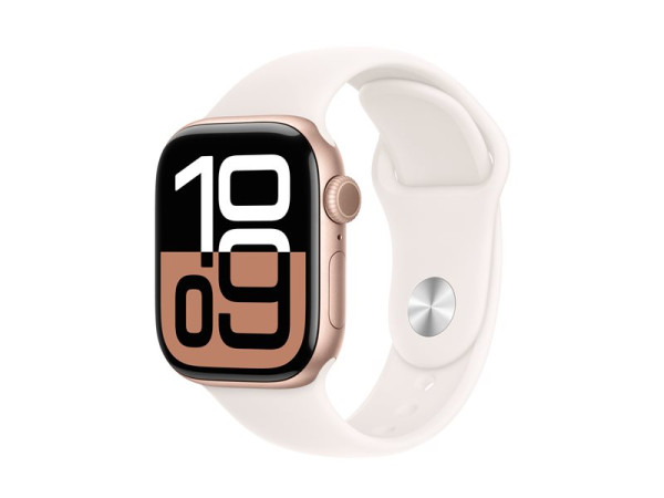 Apple Watch Series 10 (roségold, Aluminium, 42 mm,