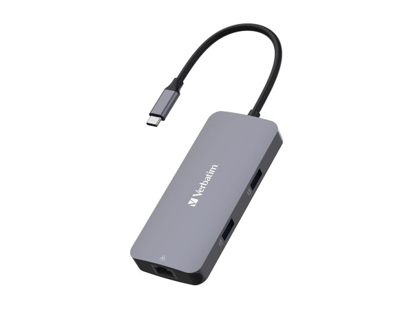 Verbatim USB-C Pro Multiport-Hub CMH-05, 5 Port (grau,
