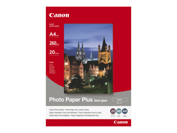 Canon Fotopapier Plus SG-201 DIN-A3+ (20 Blatt), 260 g/qm