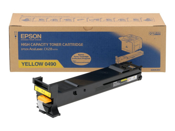 Epson C13S050490|0490 Toner gelb, 8.000 Seiten/5% für